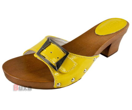 Elegantní dřeváky KD-40 žluté