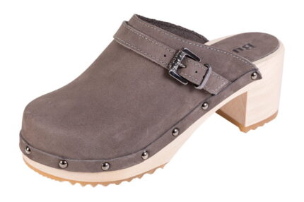 Elegantní dřeváky OS5 Šedé Nubuk