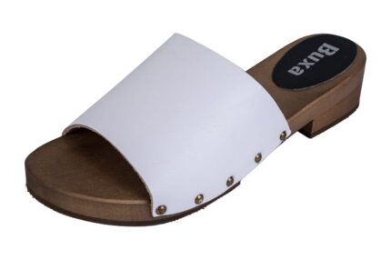 Elegantní dřeváky L-40 Bílé