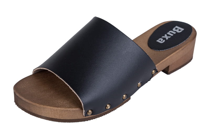 12824.jpg Elegantní dřeváky L-40 Černé - Obrázek 1