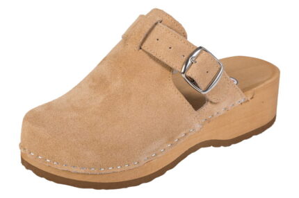 Zdravotní dřeváky PZM2 Béžové Semiš