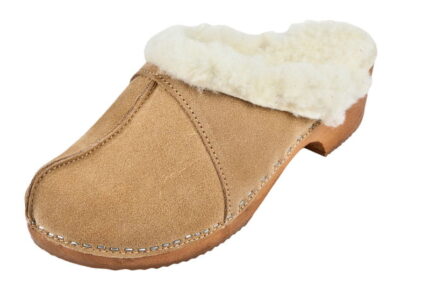 Zimní dřeváky PF1 Béžové velurové