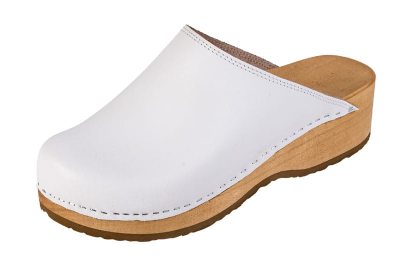 14918.jpg Zdravotní dřeváky PZM1 Bílé - Obrázek 1