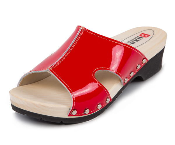 17a86f33854fdc34d168c8d0a5c569f3.jpg Zdravotní odpružené pantofle KPU2 Červené lakované - Obrázek 1