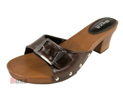 Elegantní dřeváky KD-40 Hnědé