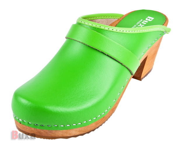 24d8053af5f676babf46b38033759777.jpg Elegantní dřeváky OS1 Zelené - Obrázek 1