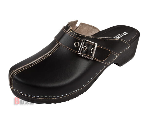 2d37652772aca2e73c4c8757cd997e50.jpg Pánské dřeváky PM10 Černé / Černá podrážka - Obrázek 1