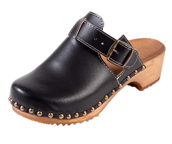 31324e76e4e63146cddcf15facd91700.jpg Pohodlné dřeváky PE15 Černé - Obrázek 1