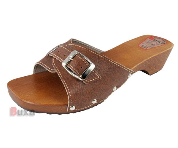 393d1b671f399854c195f8c504b88a11.jpg Zdravotní pantofle R70 Tmavě hnědé - Obrázek 1