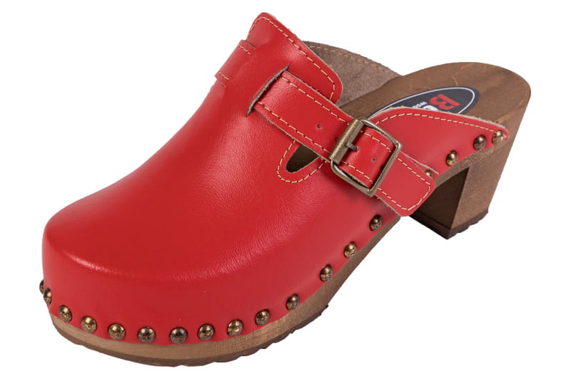 4bd3527bcdbe8b7272186a9263fc82ec.jpg Elegantní dřeváky OS4 - Červené - Obrázek 1