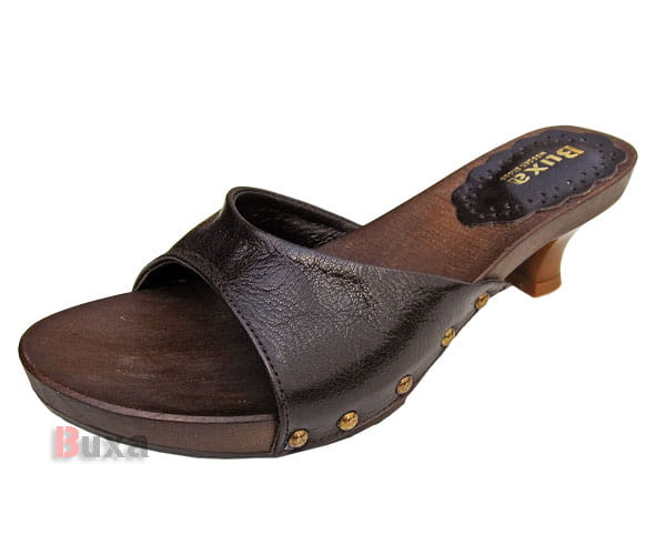 4d8a948bf95e77d6fe7a68c147f2f908.jpg Elegantní dřeváky KC-WS Hnědé - Obrázek 1