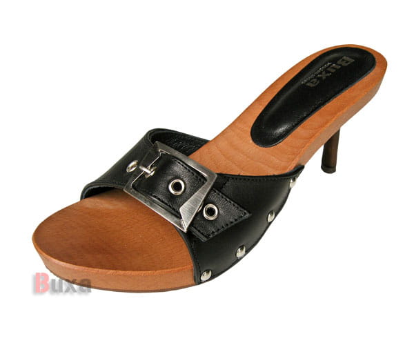 4dfca1ef2758d2abcba036a19f60d3ed.jpg Elegantní dřeváky OB-OCZ Černé - Obrázek 1