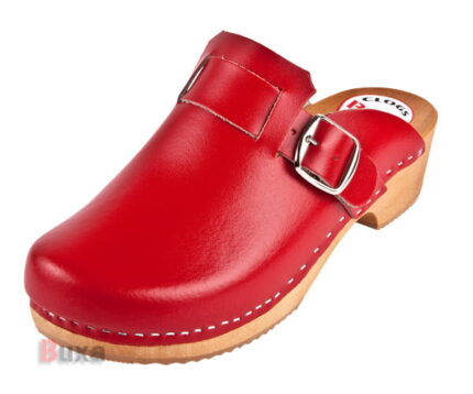 Klasické dřeváky dámské PM červené