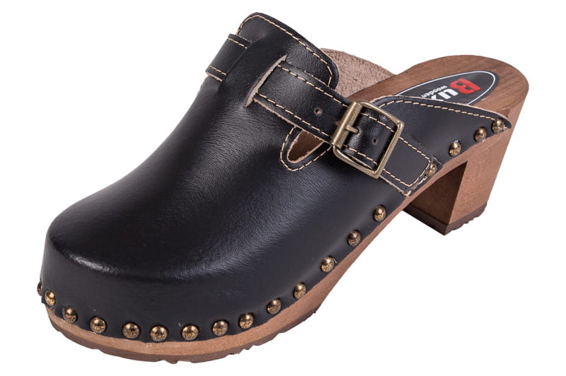 595d9300e4e3e6c9c7ac33200f637a75.jpg Elegantní dřeváky OS4 - Černé - Obrázek 1