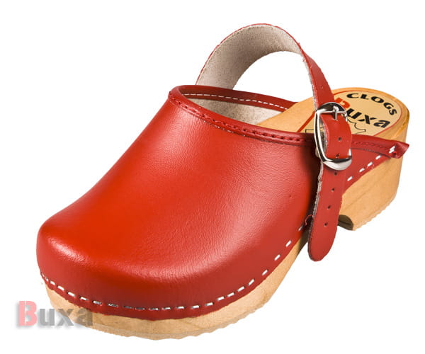 5f4bdb2824da73f9ad1b241e7ae5c263.jpg Dětské dřeváky DZPP1 Červené - Obrázek 1