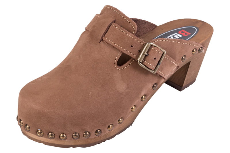 65bfe8f0a4085a7cb61611c65d36140c.jpg Elegantní dřeváky OS4 Nubuk - Světle hnědé - Obrázek 1