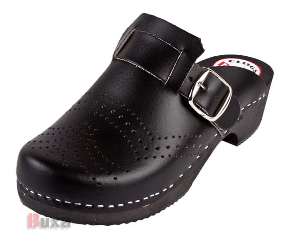 71dbf6afcd02be4e1ccaf3aad326d168.jpg Dřeváky PM2 Černé perforované - Obrázek 1