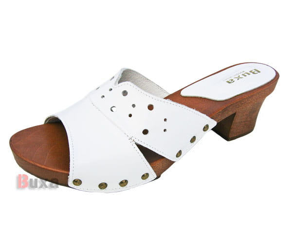 73df40cc0fa037242017d6dd490997a7.jpg Elegantní dřeváky KD-10 Bílé - Obrázek 1