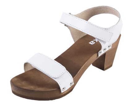 Elegantní dřeváky OD15 Bílé