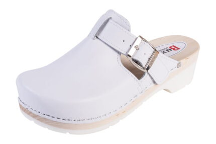 Zdravotní dřeváky s amortizační podrážkou FPU20 Bílé