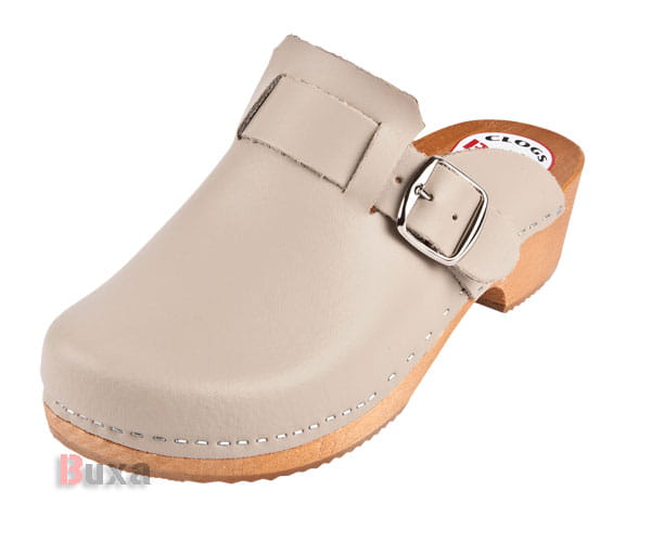 a895b543711de1782ee21fac87253884.jpg Klasické dřeváky dámské PM béžové - Obrázek 1