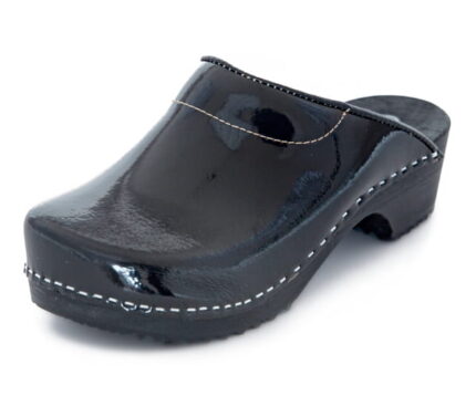 Švédské dřeváky F3 Černé lakované