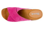 Dámské dřeváky BUXA OS86A – fuchsiové semišové platformové dřeváky - Obrázek 4